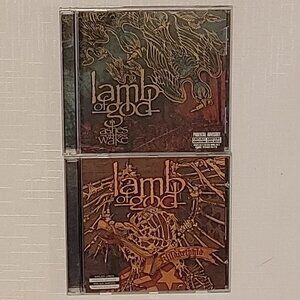 Lamb of God Cds x 2 Killadelphia Ashes of the Wake LoG